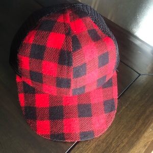 Infant George Hat-Buffalo Plaid